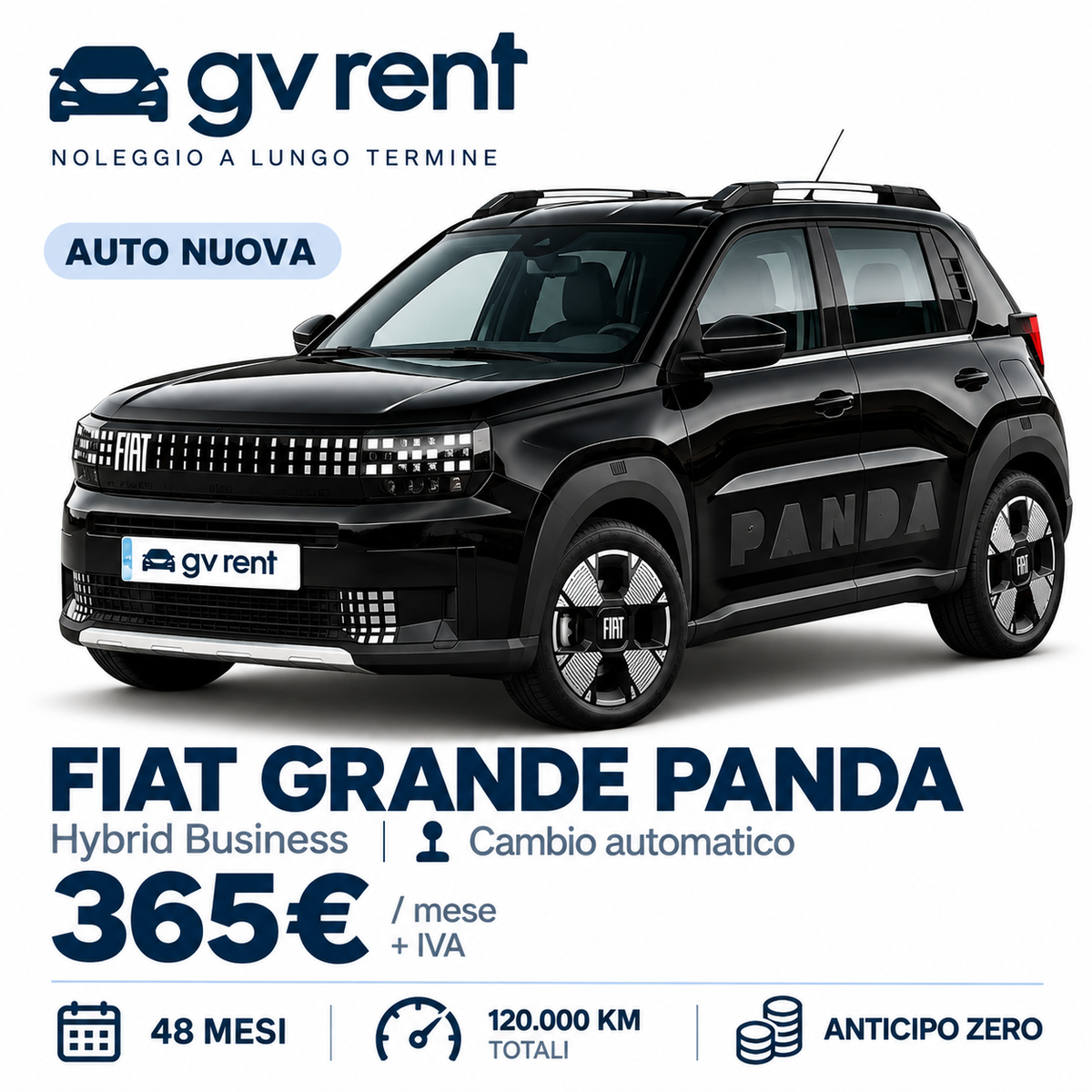 Fiat Grande Panda Hybrid Business automatica
